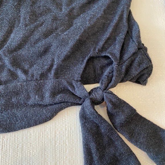 Sofi Rhinestone Smiley Face Shirt w/ Tie - Picture 3 of 4